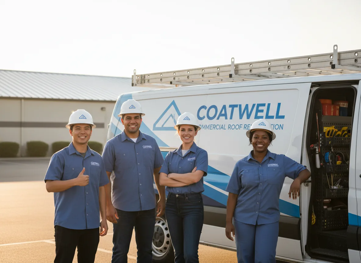 Commercial roof coating company in Cowden, IL